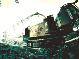 Flisning med flismaskin